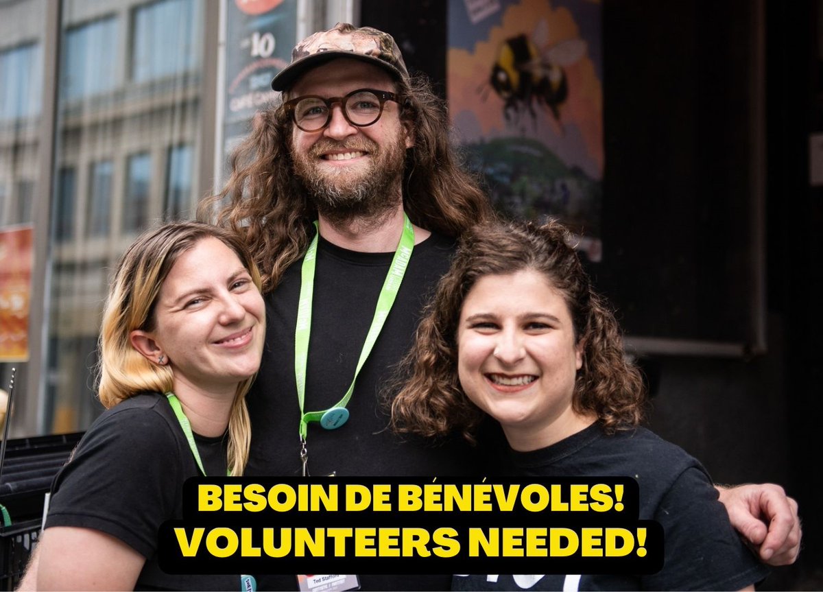 🙌 Nous sommes à la recherche de bénévoles passionné·es pour faire partie de l'équipe du Fringe! Si tu es disponible, écris- nous! //
🙌 We are looking for passionate volunteers to be part of the Fringe team! If you are available, write to us !