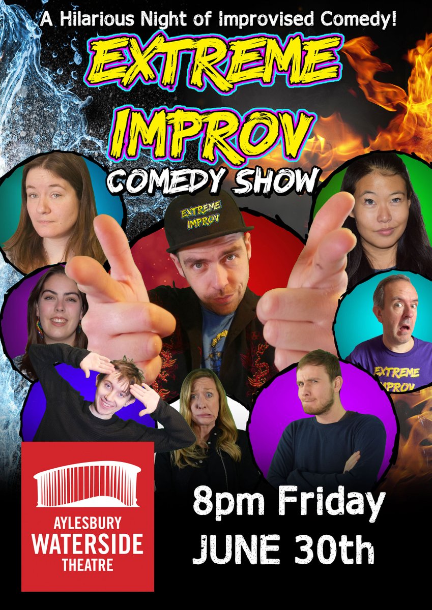 The hilarious Extreme Improv Comedy Show returns to the Aylesbury Waterside Theatre on Friday June 30th!

TICKETS: atgtickets.com/shows/extreme-…

@TheWaterside1 #aylesbury #watersidetheatre #extremeimprov