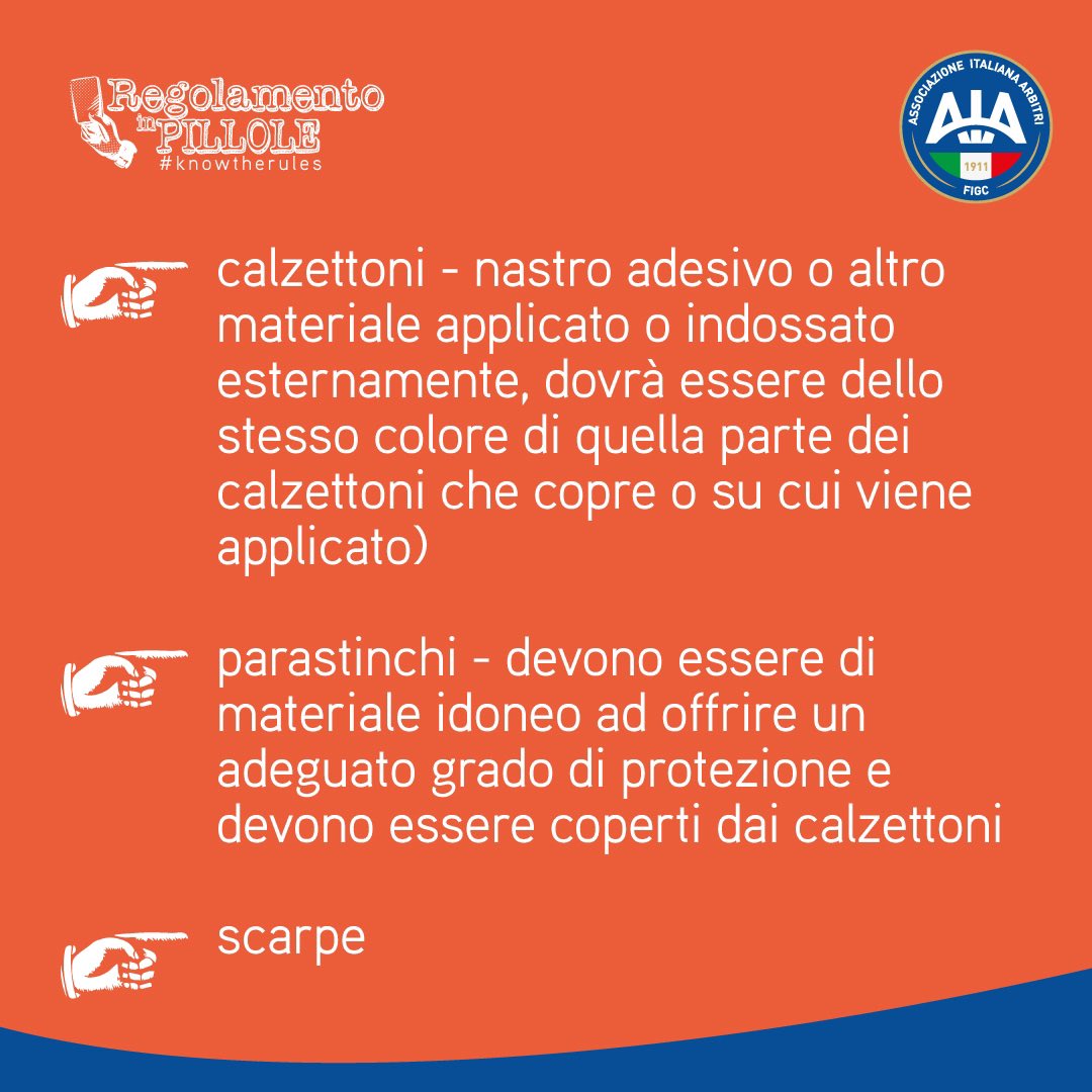 AIA_it's tweet photo. Cose che in campo non possono mancare 📝
#AIA #arbitri #calcio #sport #DiventArbitro #GiocadArbitro https://t.co/d49JnqDZQe