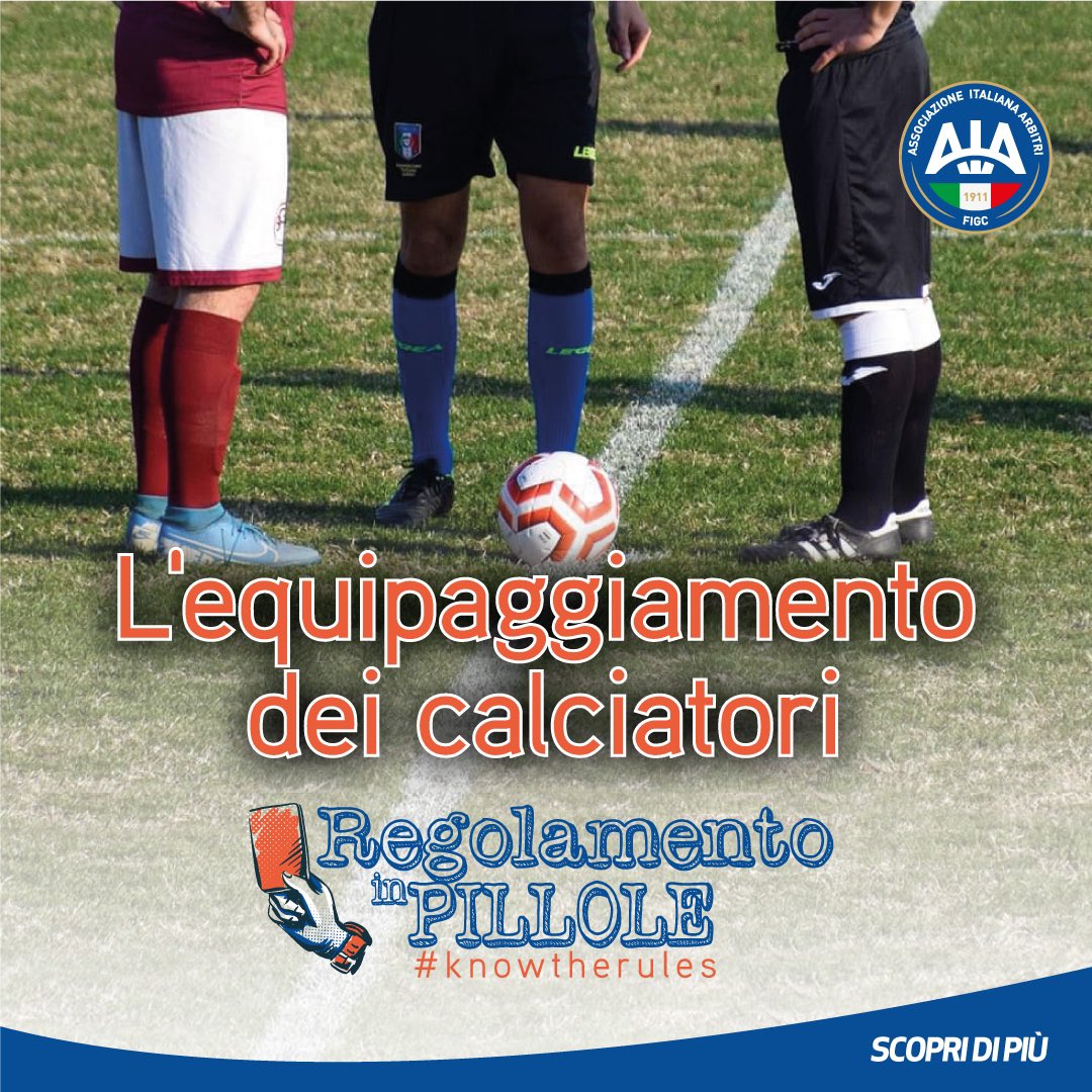 AIA_it's tweet photo. Cose che in campo non possono mancare 📝
#AIA #arbitri #calcio #sport #DiventArbitro #GiocadArbitro https://t.co/d49JnqDZQe