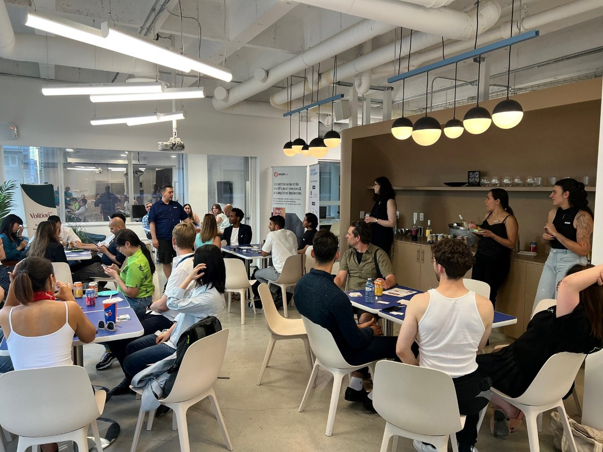 SegevLaw's tweet photo. We had a blast hosting incredible events at our office during Vancouver Startup Week! It was an exhilarating week filled with inspiring talks, networking opportunities, and innovative ideas. Thank you to everyone who attended and made it a truly memorable experience. #VSW2023 https://t.co/E8PN3ymoMi