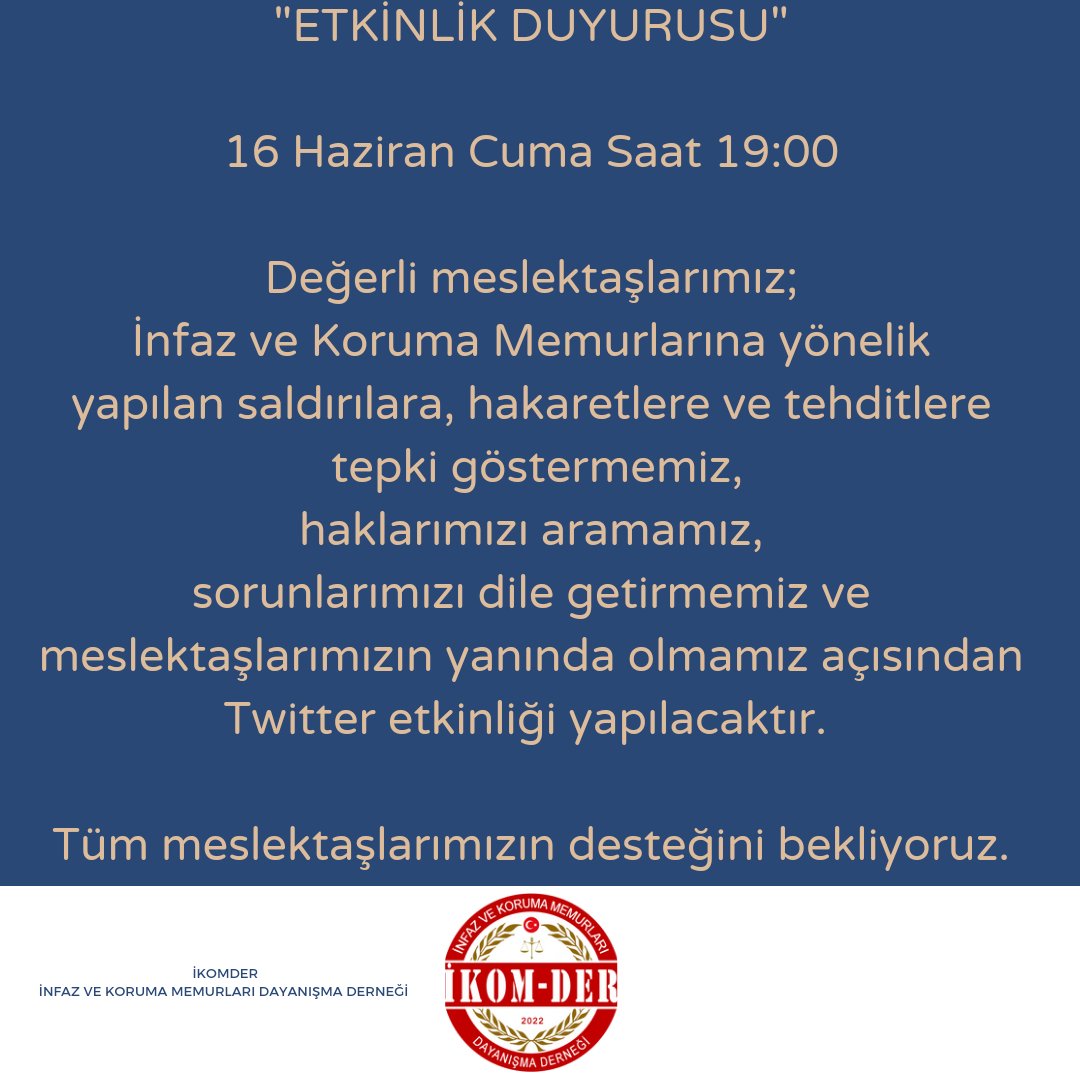 Cumaya kimseye söz vermeyin, etkinliğimize davetlisiniz 😉