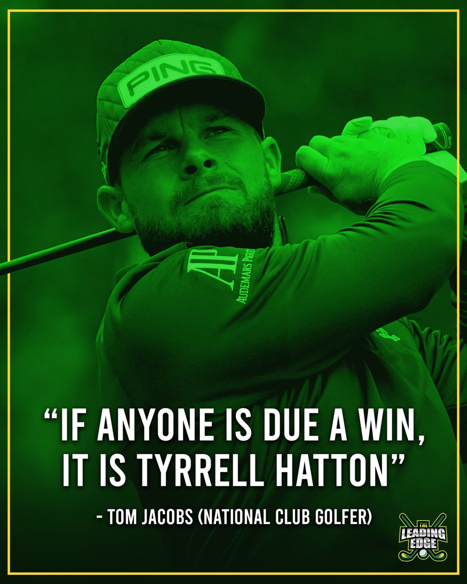 .@TomJacobs93 fancying a bit of Tyrrell Hatton action this week! #USOpen ⛳️