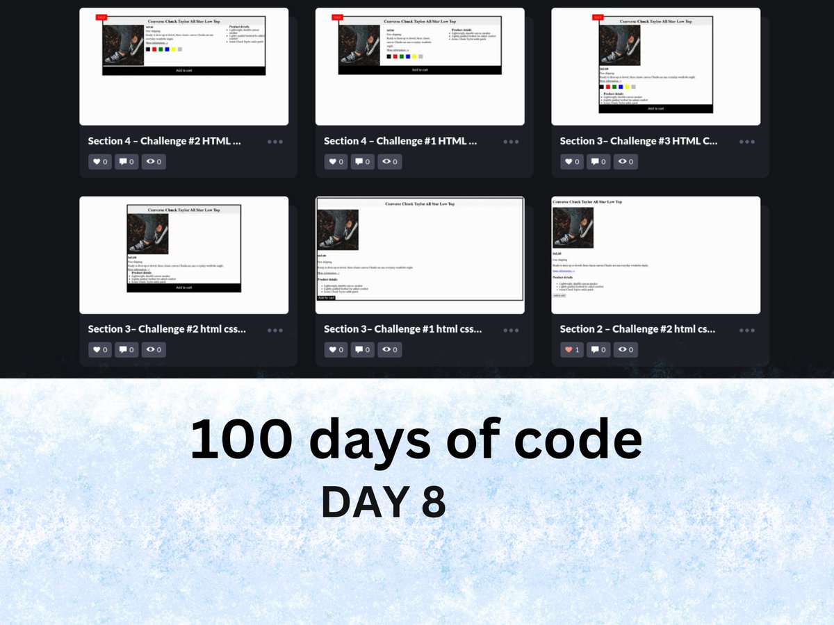 xdevimran's tweet image. Day 8 of #100DaysOfCoding: Completed CSS Flexbox section in &quot;Build Responsive Real-World Websites with HTML and CSS&quot; by @jonasschmedtman. #WebDevelopment #CSSFlexbox #100DaysOfCode