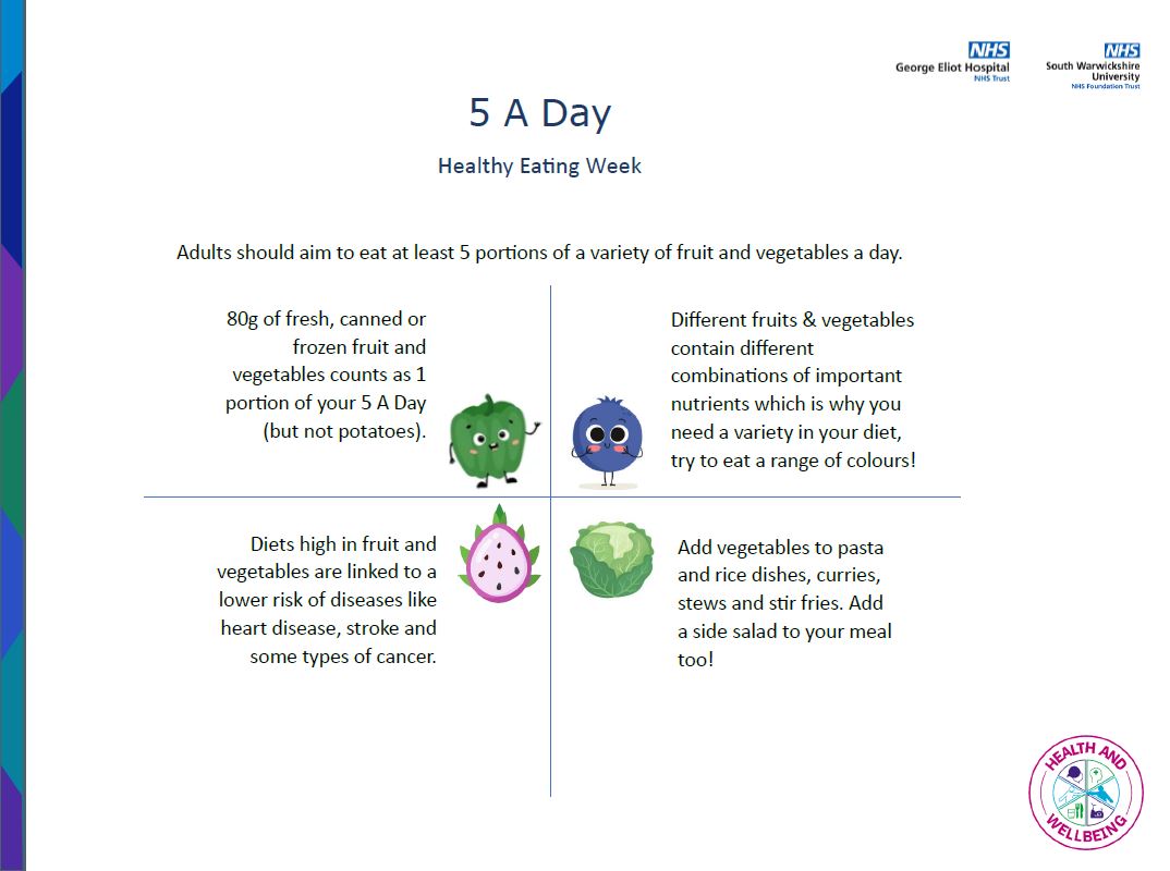 #HealthyEatingWeek 

5 a Day