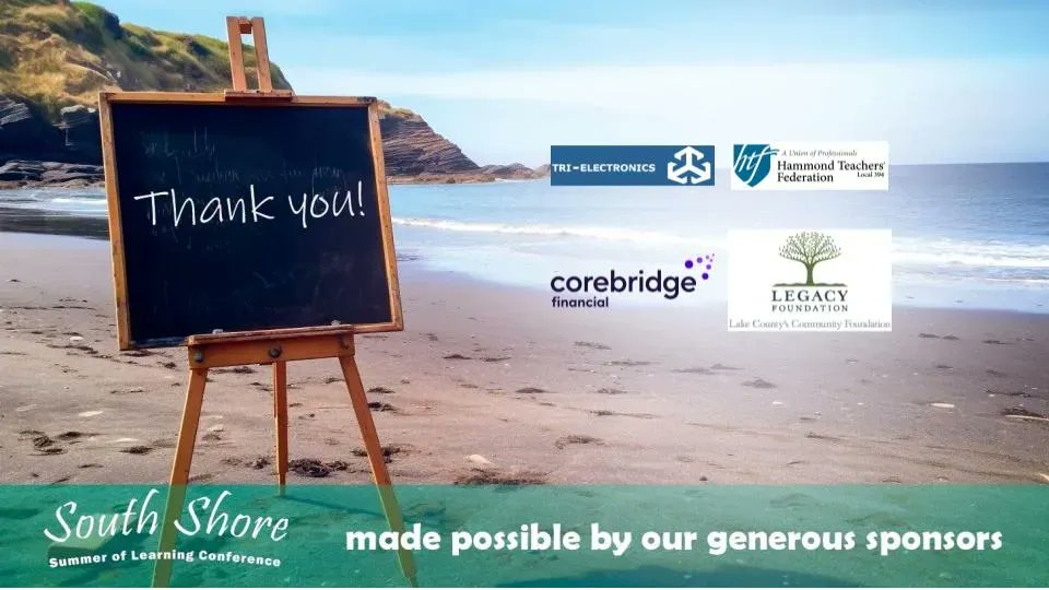 Massive thank you to the following sponsors for their support of the #southshore23 @trielectronics, @CorebridgeFin, @legacyfdn and Hammond Teachers Foundation ! Their contribution is making our conference even better. Be sure to follow them for insightful content and updates.