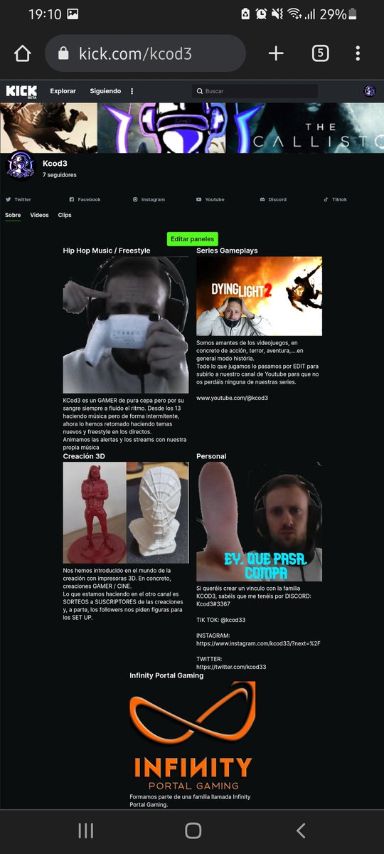 Mis compas, tenemos cambios:

Lunes - Twitch (Dying Light)
Miércoles - Kick (Final Fantasy XV)
Viernes - Twitch 
Domingo - Kick

twitch.tv/kcod3
kick.com/kcod3

Si hay más modificaciones aviso por redes.

Un abrazo