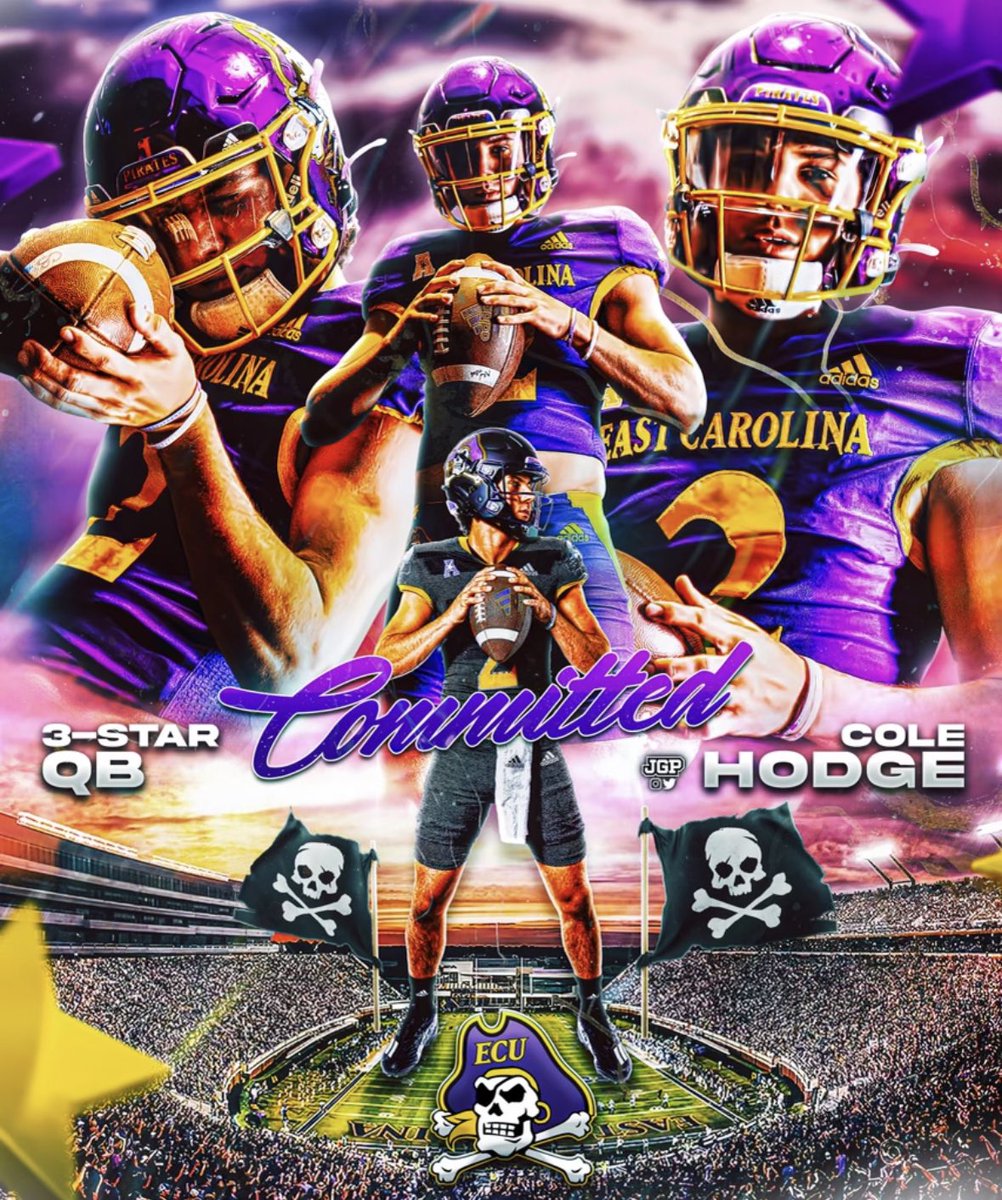 ColeHodge_QB_PG's tweet image. COMMITTED❗️🏴☠️@ECUPiratesFB @ECUCoachHouston @CoachDonnieK @MohrRecruiting @AllenTrieu @SWiltfong247 @SeanW_Rivals @HTC247 @SGasperECU @Dyrell_Roberts @KYFUTURESTARS @Aspirationsgym @PTP_Sports @centurions_fb @THunterCantwell @ItsChris_Redman @CoachShaneMonty