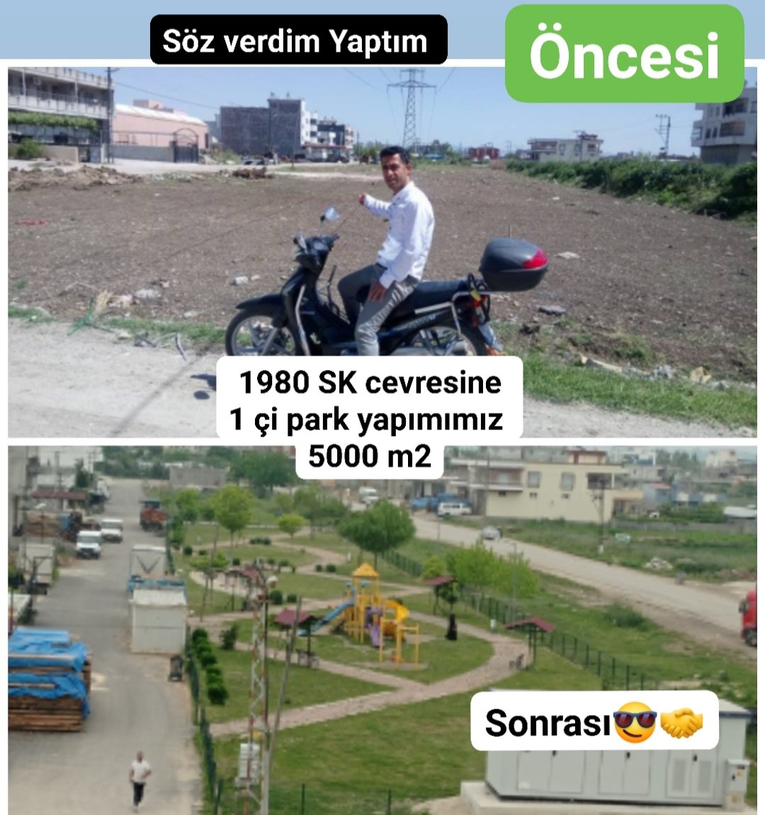 Hasanye29952094's tweet photo. Mahalemi seviyorum daha güzel hizmetler getirmeye devam. https://t.co/JJLKqCxgic