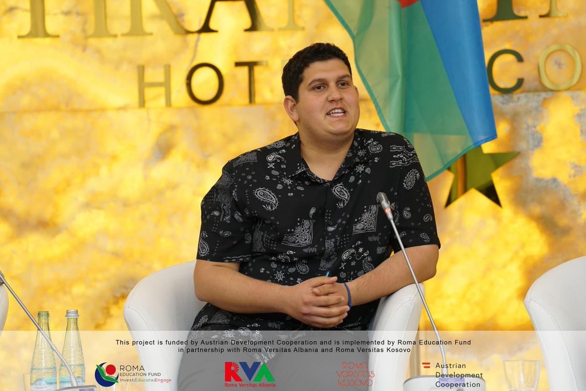 RomaVersitasAL's tweet photo. πIn the final panel, Desara, Elhami, Erisa, Nurjada and Zarif shared their experiences with the project. π
#WinForVET
@ADCinAlbania
@romaeducation
#romaversitaskosovo
@RomaVersitasAL https://t.co/qgRiLYF7MW