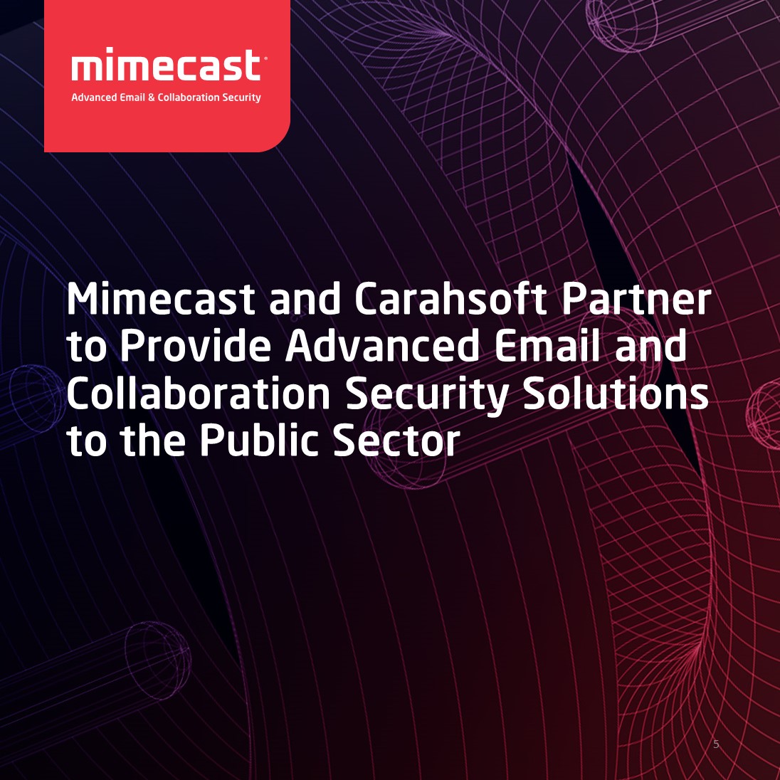 With Mimecast, federal, state and local government agencies can defend against even the most sophisticated cyber threats with AI-powered email security. Read more about today’s exciting announcement with @Carahsoft here: bit.ly/3NtaGpG