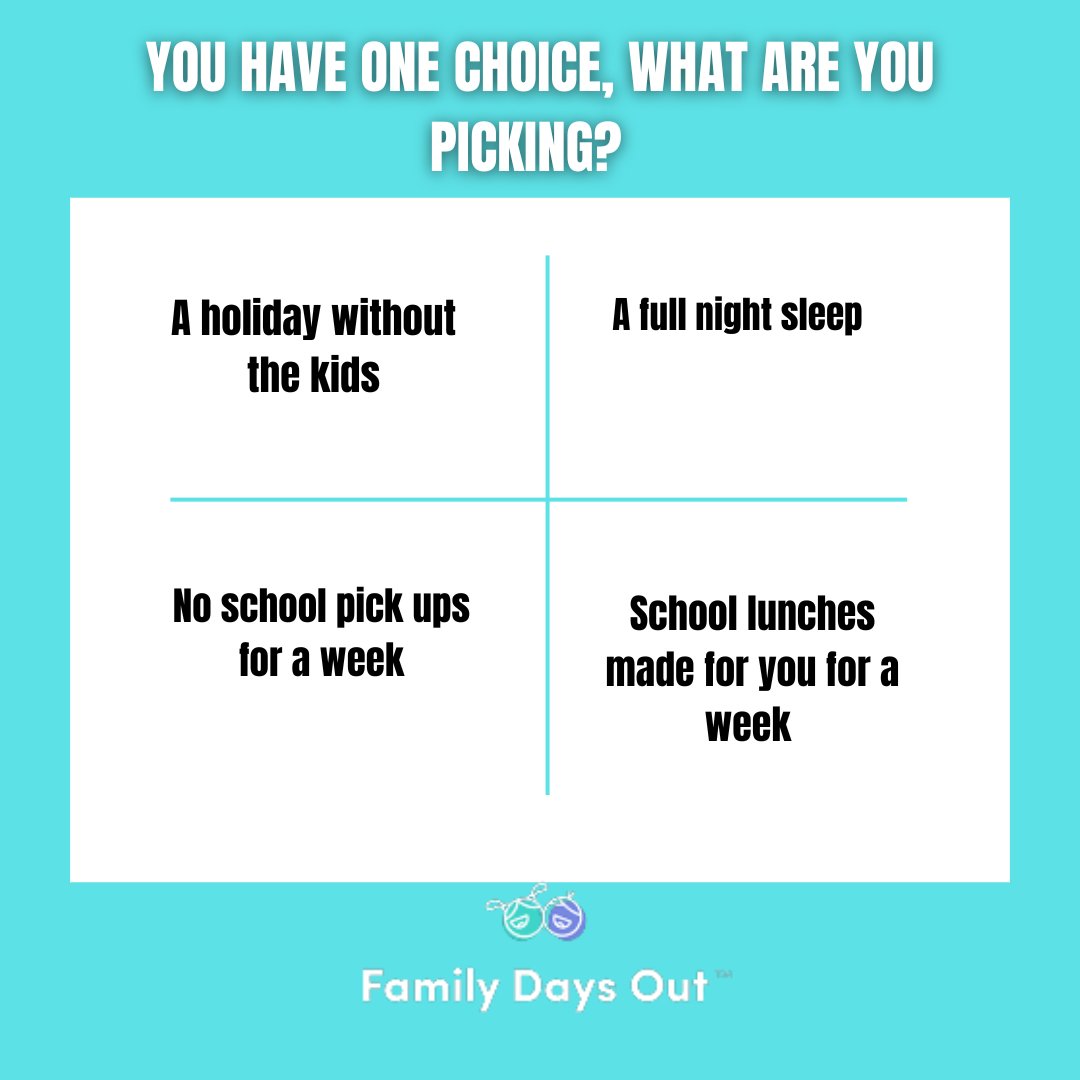 It's a tough choice isn't it parents 😆 Comment your pick below! 👇 😜