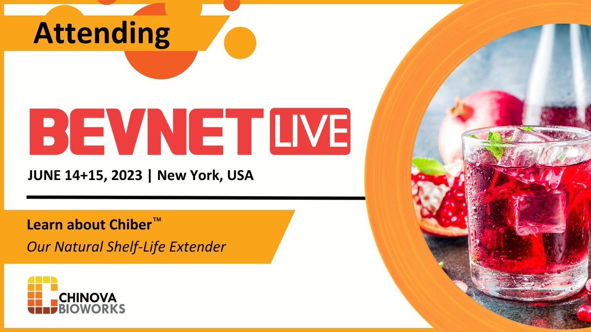 ChinovaB's tweet image. Excited to be part of @BevNET Live and shaping the future of beverage innovations. Connect with us to see how our new vegan fining agent and natural shelf-life extender can improve your beverages. 
#BevNet #beverageindustry #beverageinnovation #beverageproducts