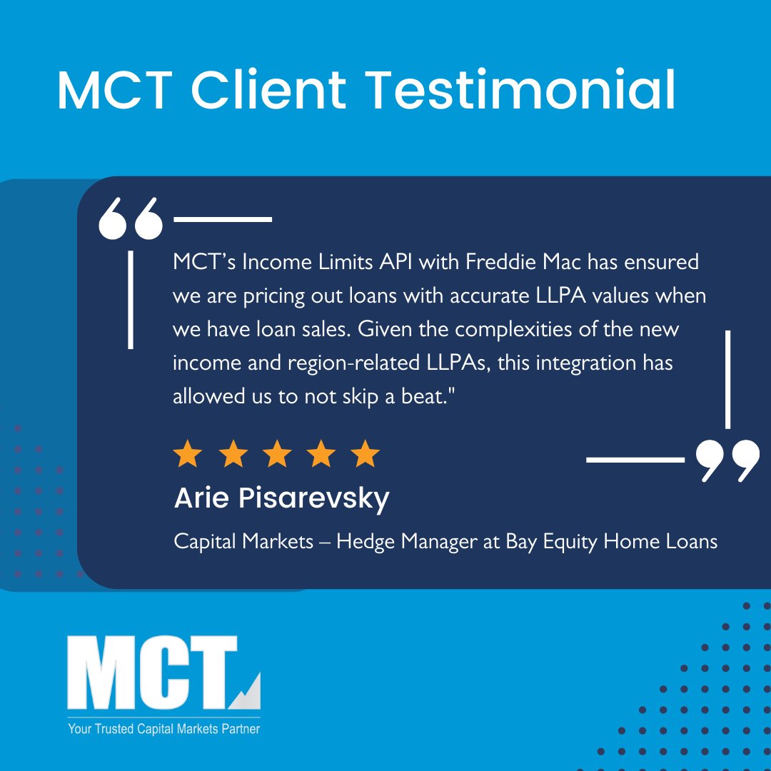 Mortgage Capital Trading (MCT) tweet media