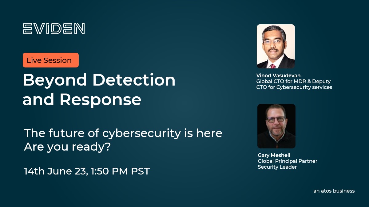 Join us at AWS re:Inforce for a Lightning Talk ⚡ on the future of #cybersecurity. 🔎 Learn how to move beyond detection and response with hyper-threat intelligence, #generativeAI 🧠 , and mesh-enabled cybersecurity. #AWSreInforce2023 #MDR #CSMA