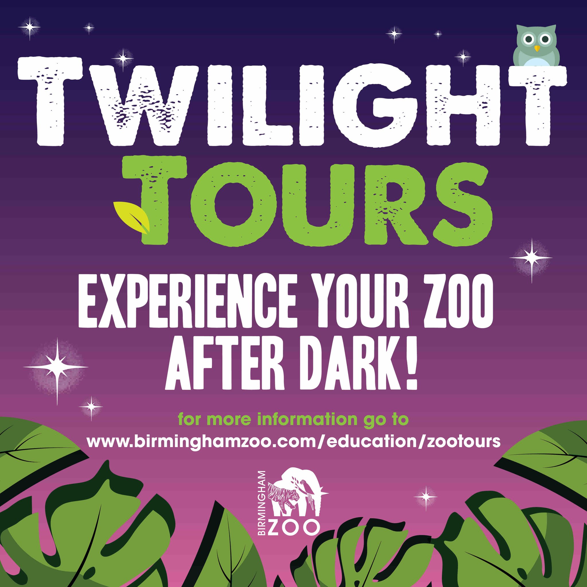 The Birmingham Zoo on Twitter "🌙 As the sun goes down, the fun is just