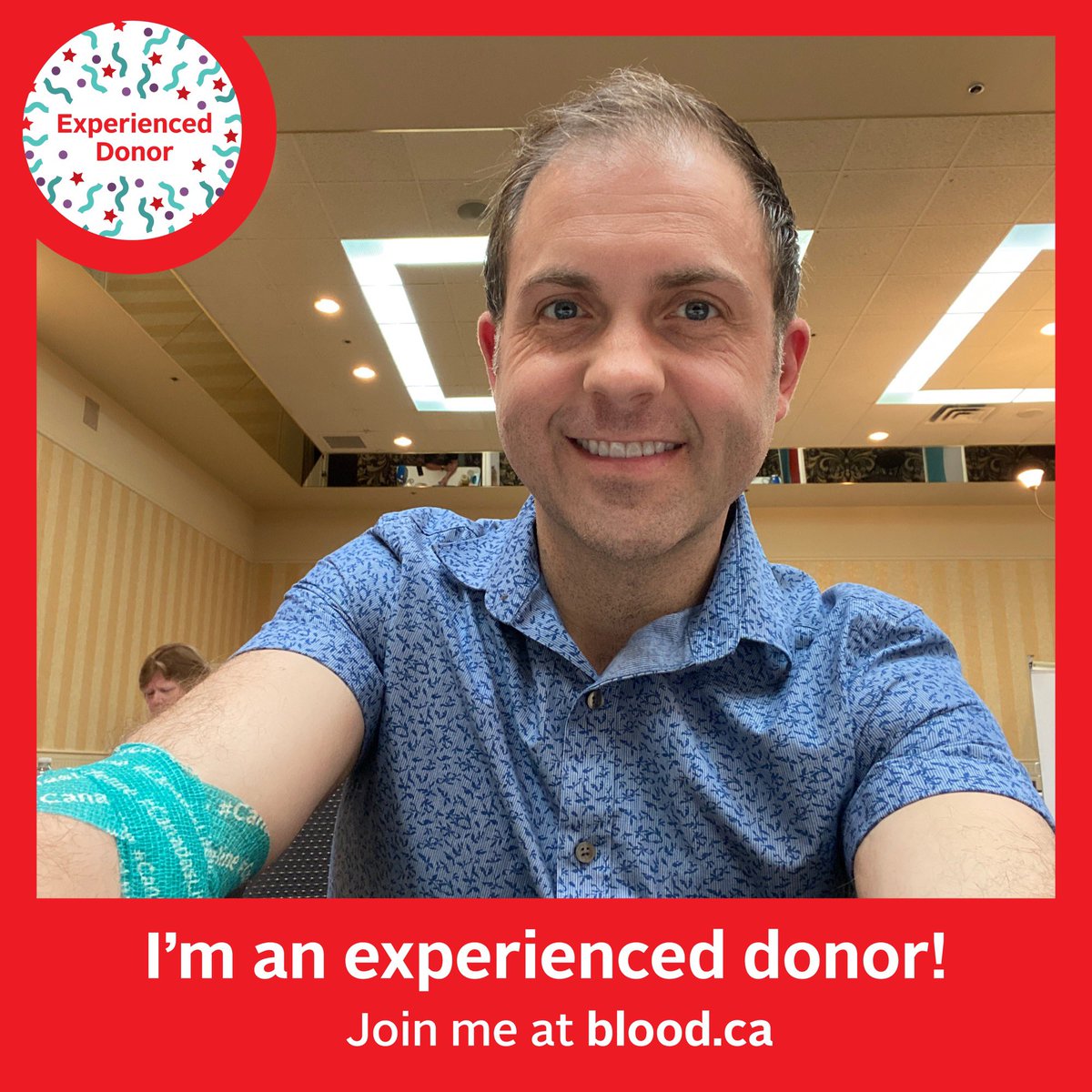 🩸 Today I celebrated my 85th blood donation.

1 in 2 people are eligible to donate blood and plasma, but only 1 in 81 does?

Schedule your blood donation today and be a hero for someone.

@CanadasLifeline

#NBDW #volunteer #ShineALight #GiveBlood #DonateBlood #ItsInYouToGive