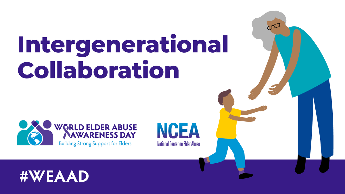 #Intergeneration collaboration is essential to combatting #ElderAbuse, and we all have a role to play. Let’s challenge ageism, promote understanding and respect across generations, and prevent elder abuse. #WEAAD