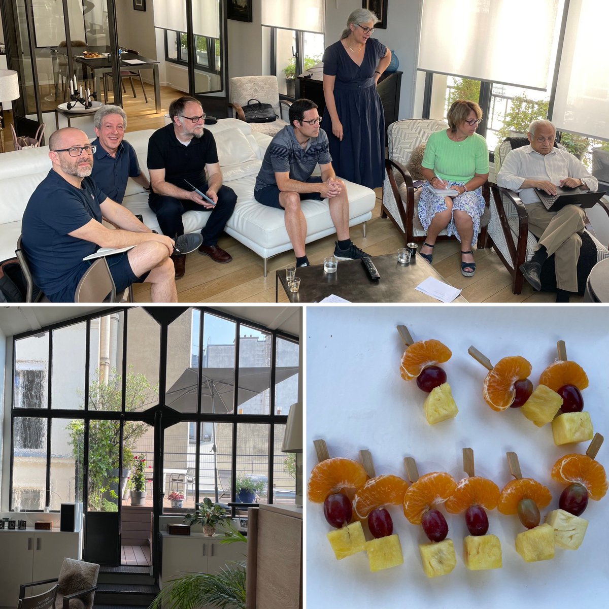 Réunis dans un cadre cosy, les chefs d’équipe de l’<a href="/umr8612/">Institut Galien Paris-Saclay (IGPS)</a> se sont penchés aujourd’hui sur la préparation de la prochaine évaluation @Hceres_ et le futur de l’unité <a href="/MyriamTaverna/">myriam TAVERNA</a> <a href="/NTsapis/">ggg</a> @Elias_Fattal