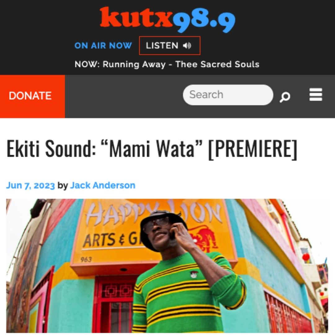 ALBUM COMING TO RADIO SOON... but here's a taste courtesy of our friends @kutx! @ekitisound @crammeddiscs kutx.org/song-of-the-da…