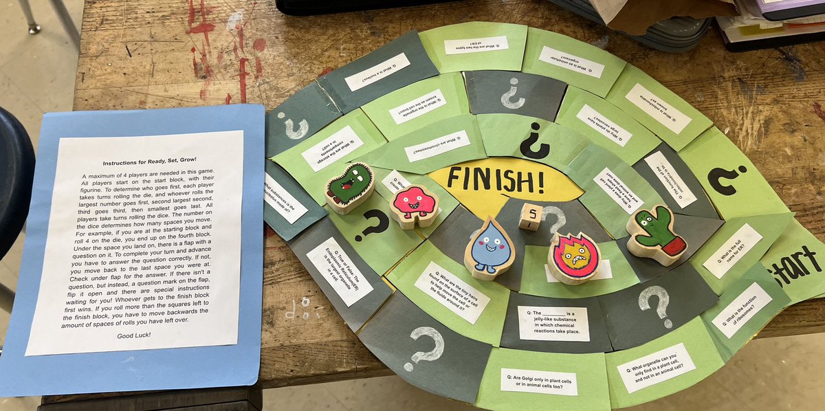 In Design and Technology, Gr 8 Ss designed boardgames to teach others about cells. <a href="/BMStdsb/">Bayview MS</a> <a href="/LC2_TDSB/">Learning Centre 2</a> <a href="/marham99/">M. Hamid</a> <a href="/MrDBayviewsteam/">Mr.DBayviewSTEAM</a>