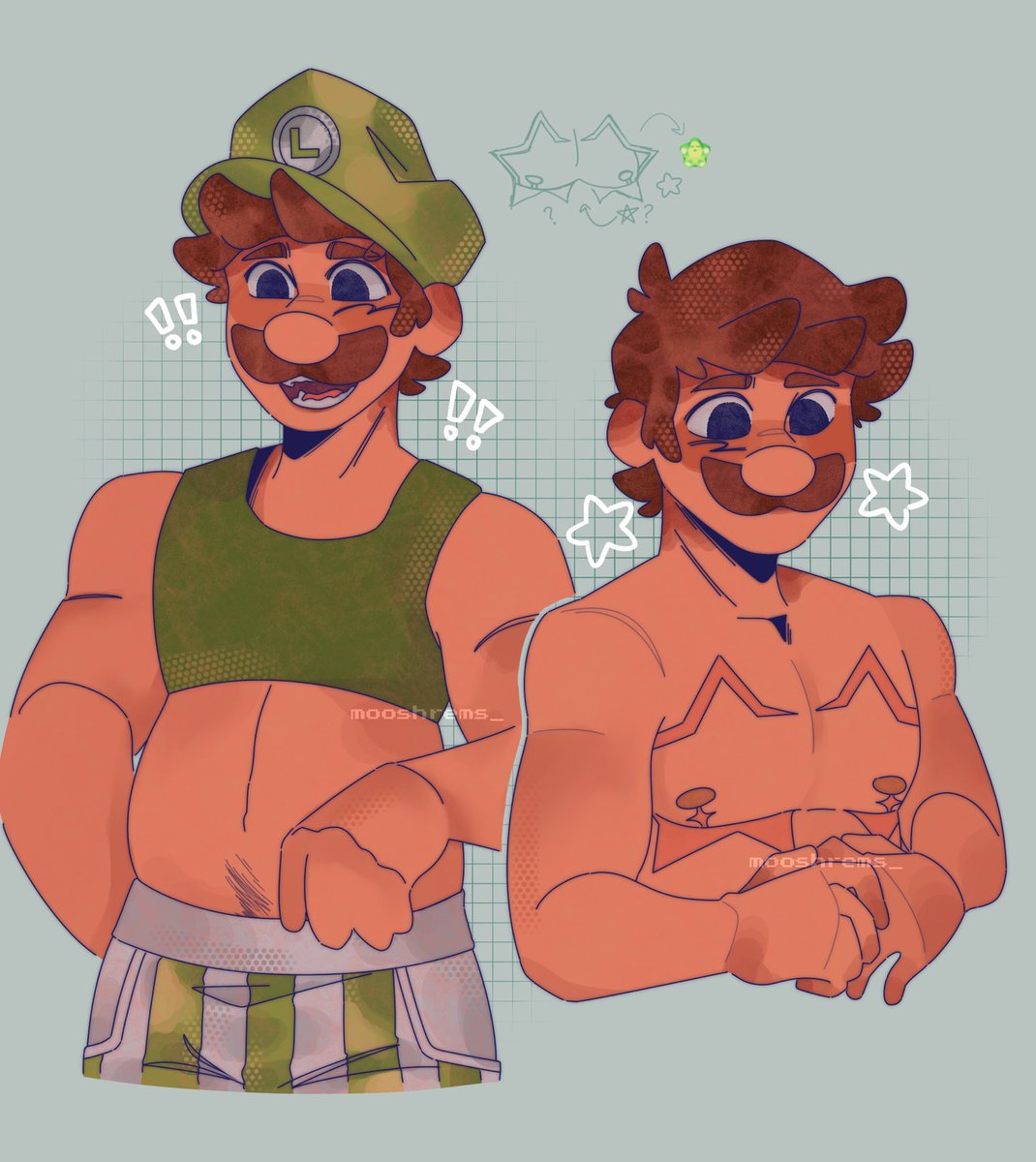 getting a new binder today so i doodled some trans luigi again !! #luigi #SuperMarioBros