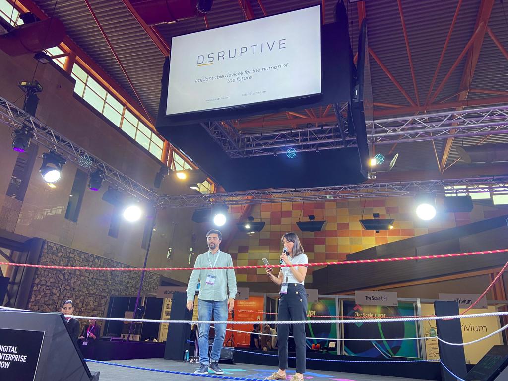 OpenFuture_And's tweet photo. 🎙️Las #startupsAOF @HRider360 @disruptive @Docline_ y #Sol_ution realizan su pitch en el ring #ScaleUp del @DES_show 🚀
#DES2023 @AgenciaDigAnd https://t.co/bxFnV8PViL