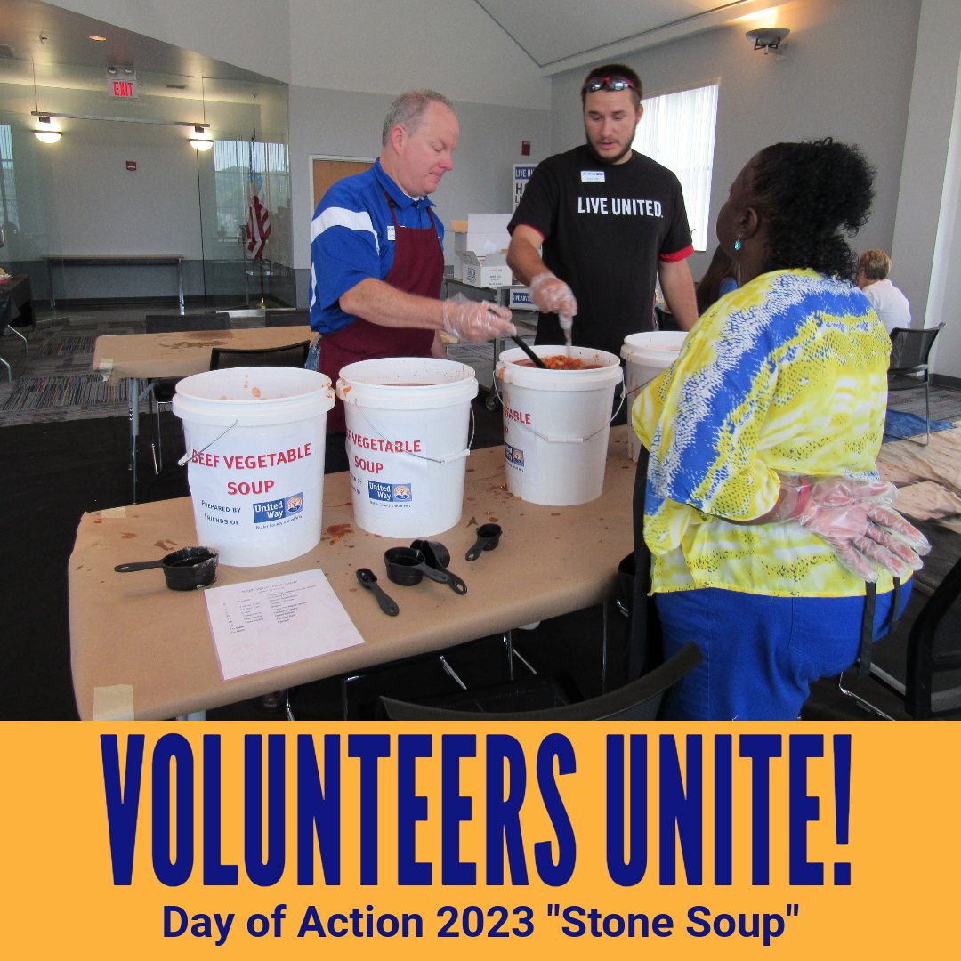 Volunteers UNITE! We are still in need of volunteers for our Day of Action 2023 happening June 23. Help us make “stone soup,” and feed our community with the help of Serve City in Hamilton. Register here: rb.gy/ps43q