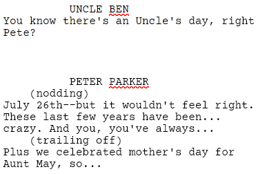 LowTriFilms's tweet photo. It's pride month, so I think now is as good a time as any to just state that Peter in TSSM is transmasc

I hoped it was clear enough in the text, but given the current debate about Gwen in #SpiderVerse I didn't want to leave doubt in anyone's mind! https://t.co/A472S7FXRA