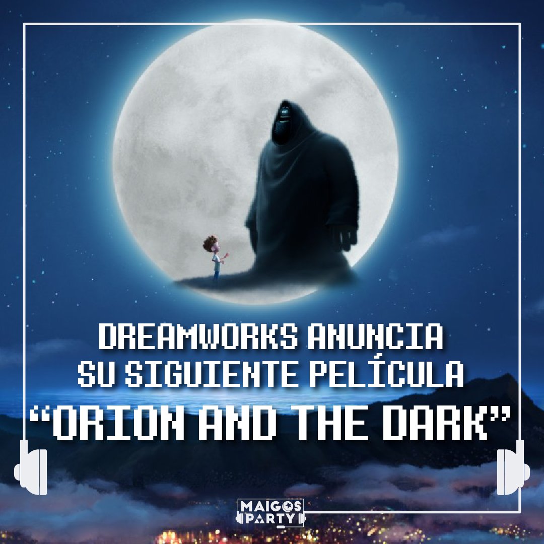 #Dreamworks anuncia #OrionAndTheDark  escrita por  #CharlieKaufman (Eterno resplandor de una mente sin recuerdos) y que cuenta con la participación del director alemán #WernerHerzog. La cinta llegará a Netflix en 2024.
Esto sin lugar a duda, será cine 🚬
