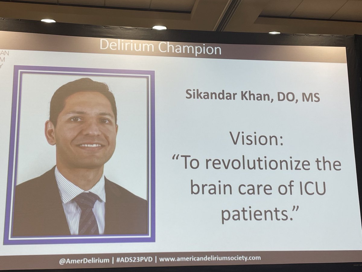 Manisha Parulekar, MD, AGSF (@manishaparulek1) on Twitter photo Congratulations <a href="/ICUKhan/">Sikandar Khan, DO, MS</a> for the #Delirumchampion #Award #ADS23pvd so well deserved 👏👏 Congratulations <a href="/ICUKhan/">Sikandar Khan, DO, MS</a> for the #Delirumchampion #Award #ADS23pvd so well deserved 👏👏