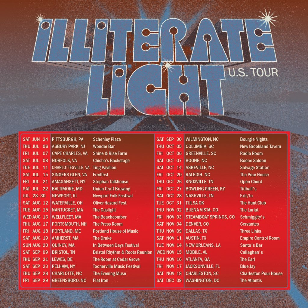 Tickets for our US tour are on sale now. Use the internet to find them.