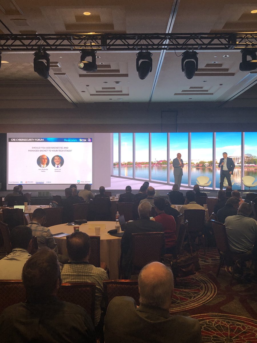 AntoB ⁦<a href="/AntoBud/">Anto Budiardjo</a>⁩ and JimL ⁦<a href="/Cimetrics/">Cimetrics #BACnet Experts</a>⁩ #BACnetSC ⁦<a href="/RealcommEvents/">Realcomm Events</a>⁩ #CRE #cybersecurity