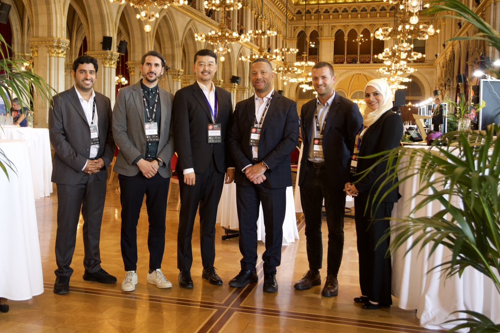 fahad_alsuhaimi's tweet photo. It was a great opportunity to join #FIWARESummit23 as keystone sponsor through #Raseel, in the city of #Vienna, and meet many of our partners.
Thanks to all #fiware team for their outstanding efforts 🙏🏻🙏🏻 https://t.co/OtpKDIFkUI