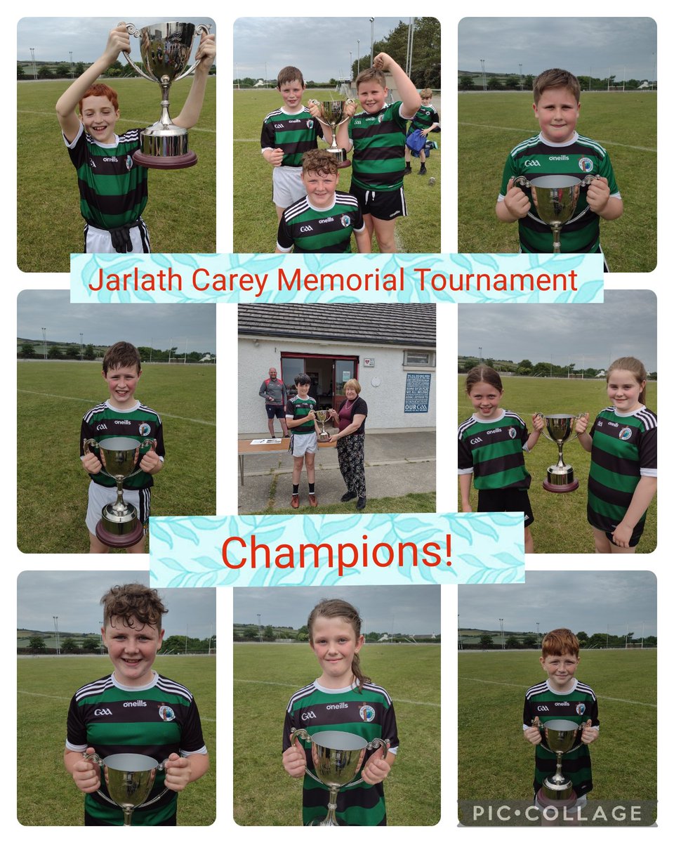 Well done to our P6/7 girls and boys who travelled to Sacred Heart Primary School in Dundrum for the second annual Jarlath Carey Memorial Tournament, and came away as champions!
The children were a credit to themselves!