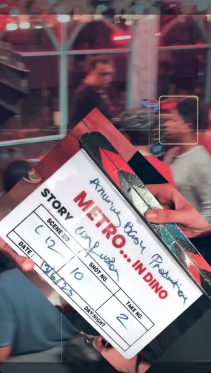 #AdityaRoyKapur begins shooting for #MetroInDino ♥️