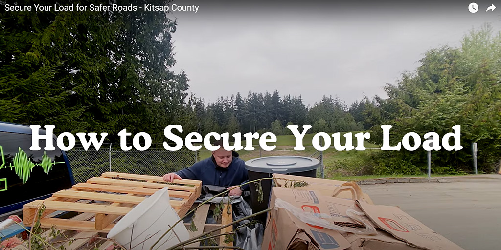 Our partner @KitsapWA reminds you to secure your load as if everyone you love is driving in the car behind you. Check out their new campaign video: youtu.be/DC89LZW0Q24 #SecureLoadsWA #LitterFreeWA @wsdot @Wastatepatrol @targetzero
