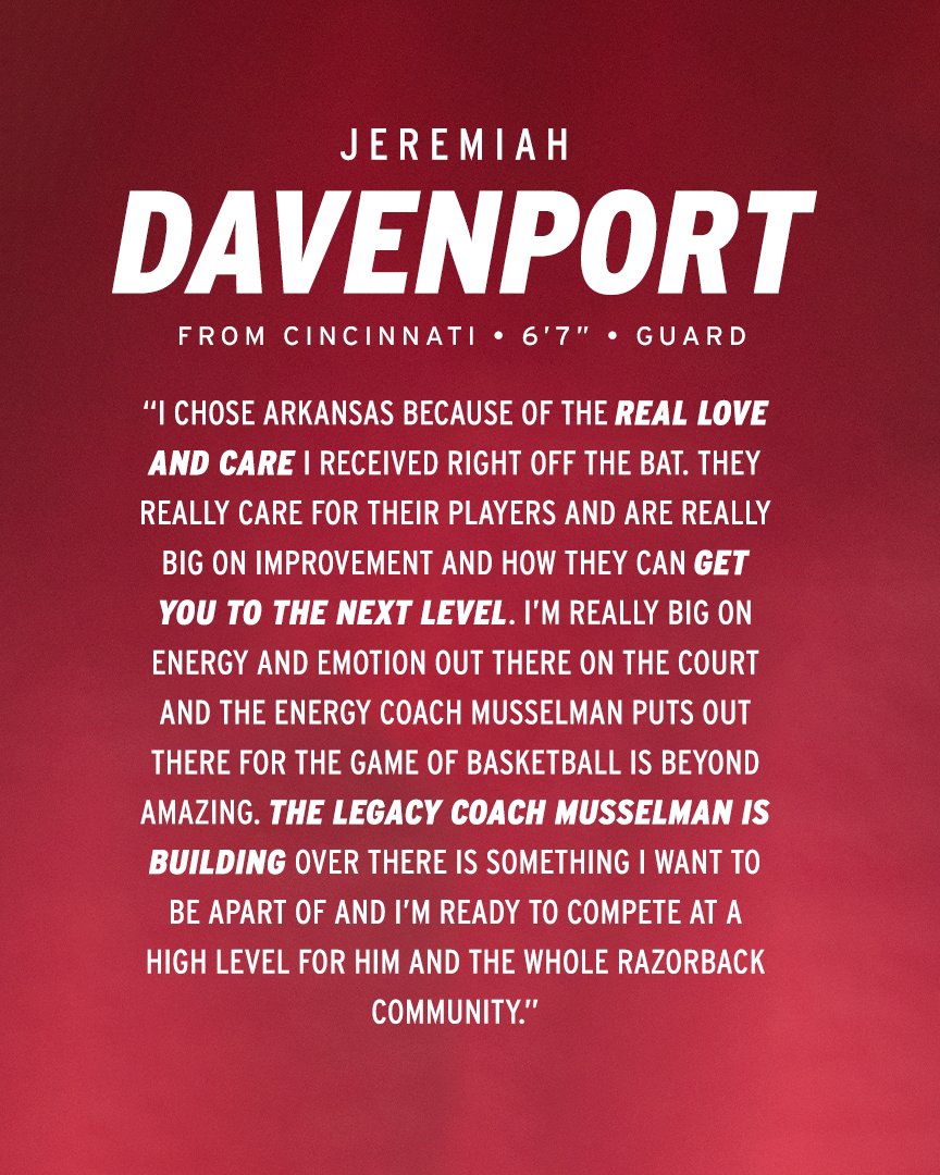 Introducing the sharpshooter <a href="/J24Davenport/">Jeremiah Davenport™</a> 🐗