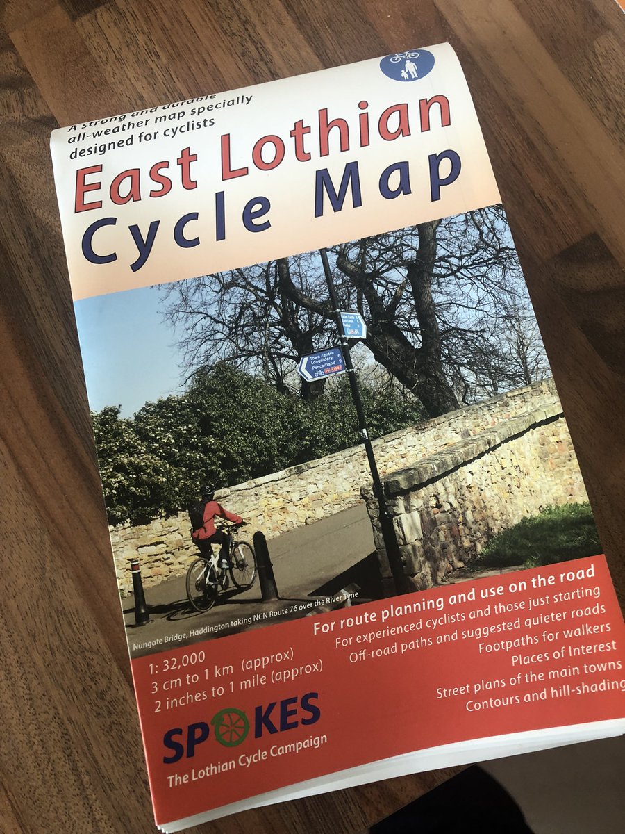 KirstyLewin's tweet photo. Hurrah! Hot off the press. Let the #EastLothian summer adventures begin with the @SpokesLothian cycle map 🚲💚⛰️🚜🐄🐏🦆🦢🌳 https://t.co/lQKkaUROYz