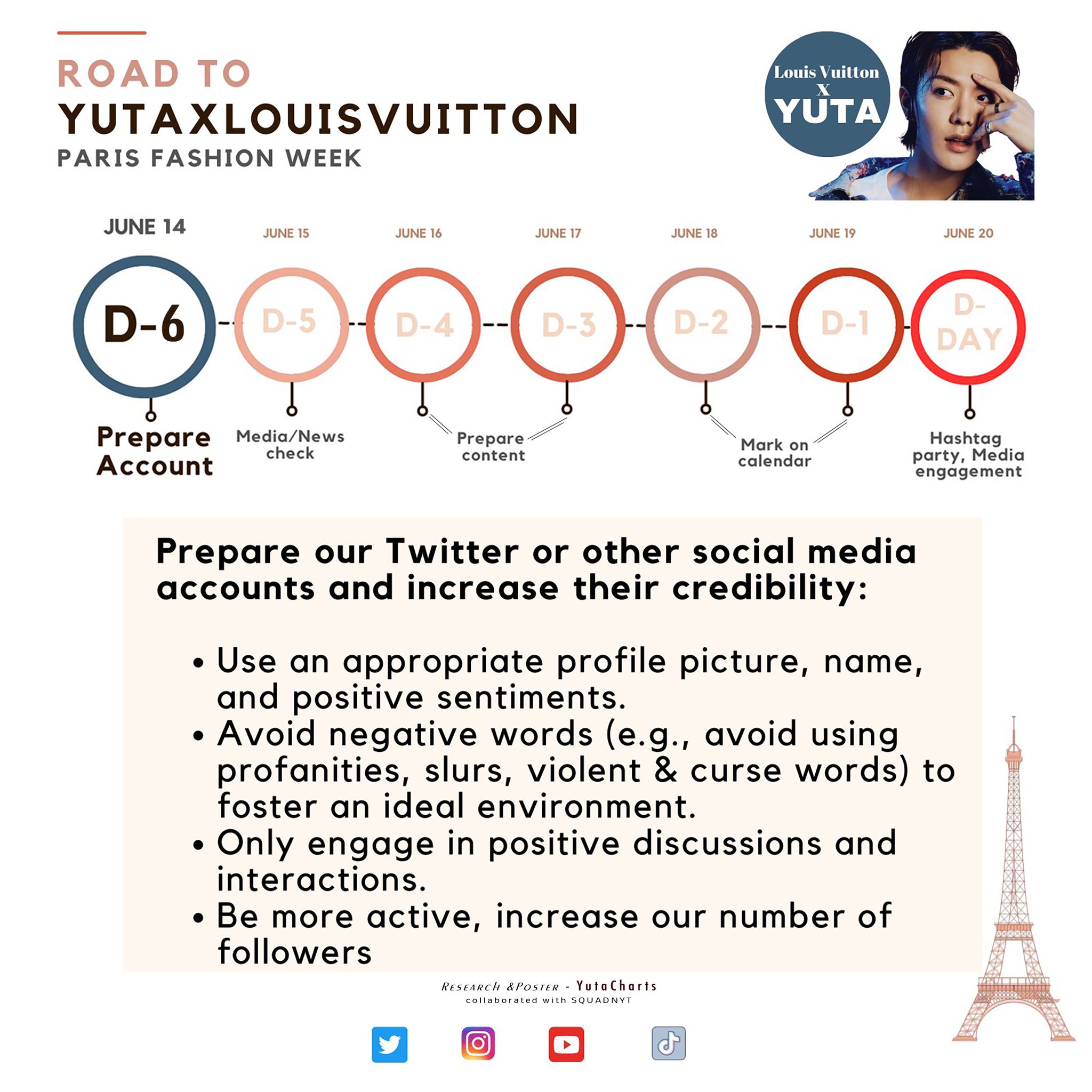 NCT YUTA SQUAD on X: #YUTA will be attending Louis Vuitton PFW