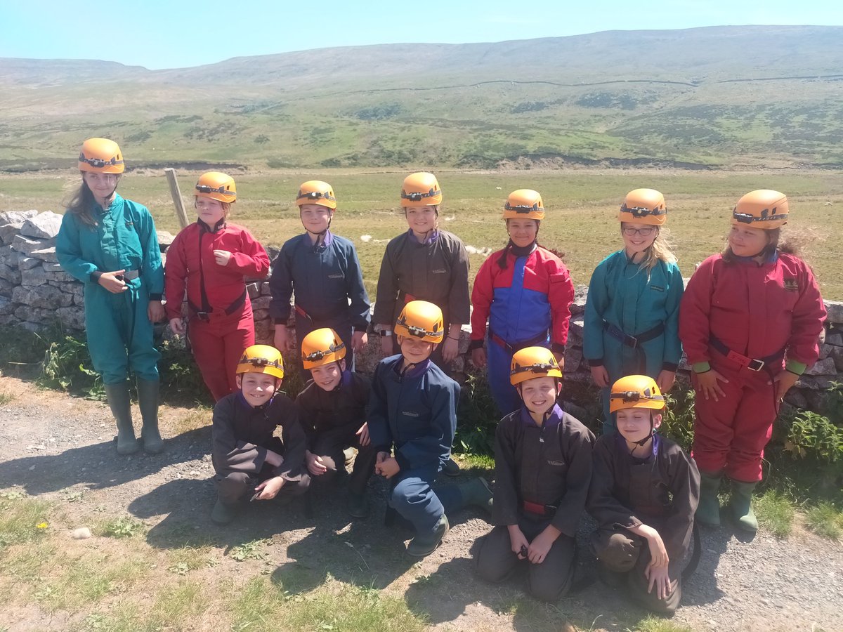 Miss Orme and Miss Whittle's group have explored underground today - we all showed great resilience in the caves! 💪