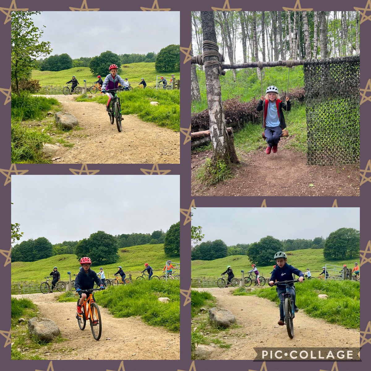 BracoPrimary's tweet photo. Last week P4/5 had a fantastic morning with @trashfreetrails and @ComrieCroftBike. The children completed a litter pick, looked for various species of plants and animals, and did some mountain biking. https://t.co/3Vph6PjPCe