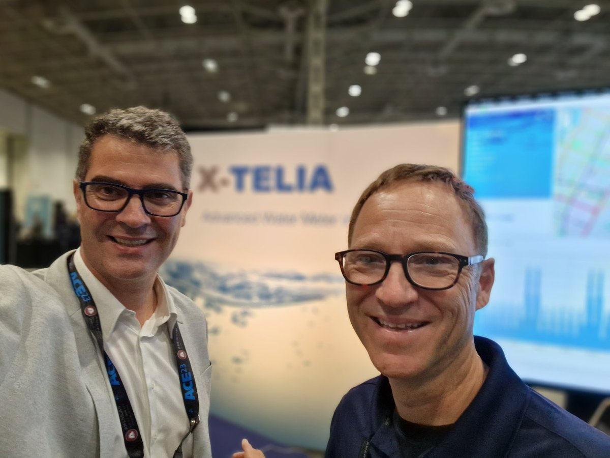 #ACE23 in Tornoto, meet X-TELIA providing platform or end to end solution with #LoRaWAN for reading any water meters in Canada or Usa