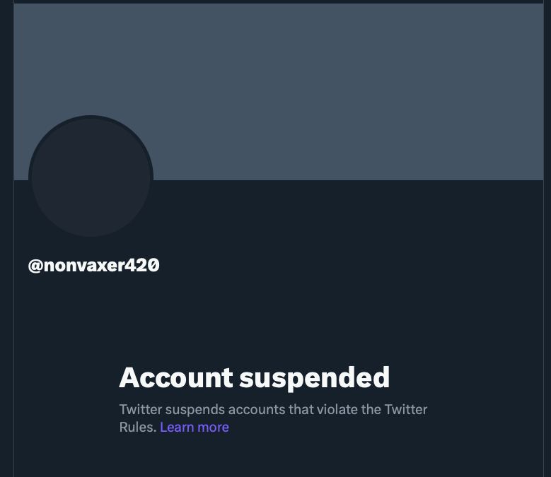 TruckCCPCarney's tweet photo. @elonmusk @Twitter @TwitterSupport what's going on here with the censorship? @Nonvaxer420 hasn't told any lies, but he did make the deadly mistake of exposing the lies told by our so-called "authorities."
#censorship #censorottplatforms #FreeSpeech https://t.co/623f5vrIyc