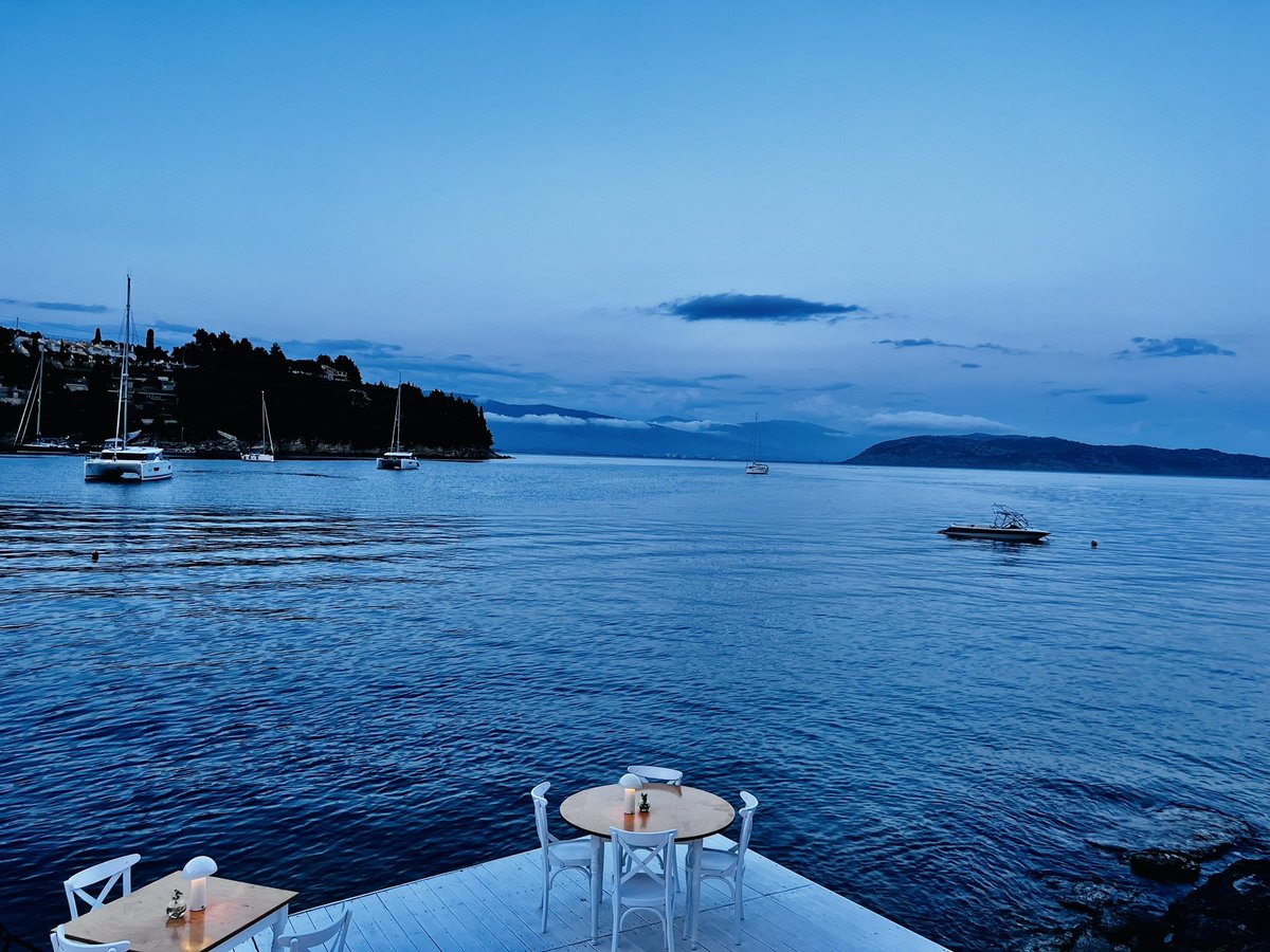 CheloMorillo242's tweet photo. “Somewhere between Calabria and Corfu the blue really begins” at Prospero’s Cell by Lawrence Durrell @DurrellSociety 

My time looking for Larry Durrell’s life at Kalami beach - The White House Restaurant.

#Literature #Greek #corfu https://t.co/cxYtHZ0hfm