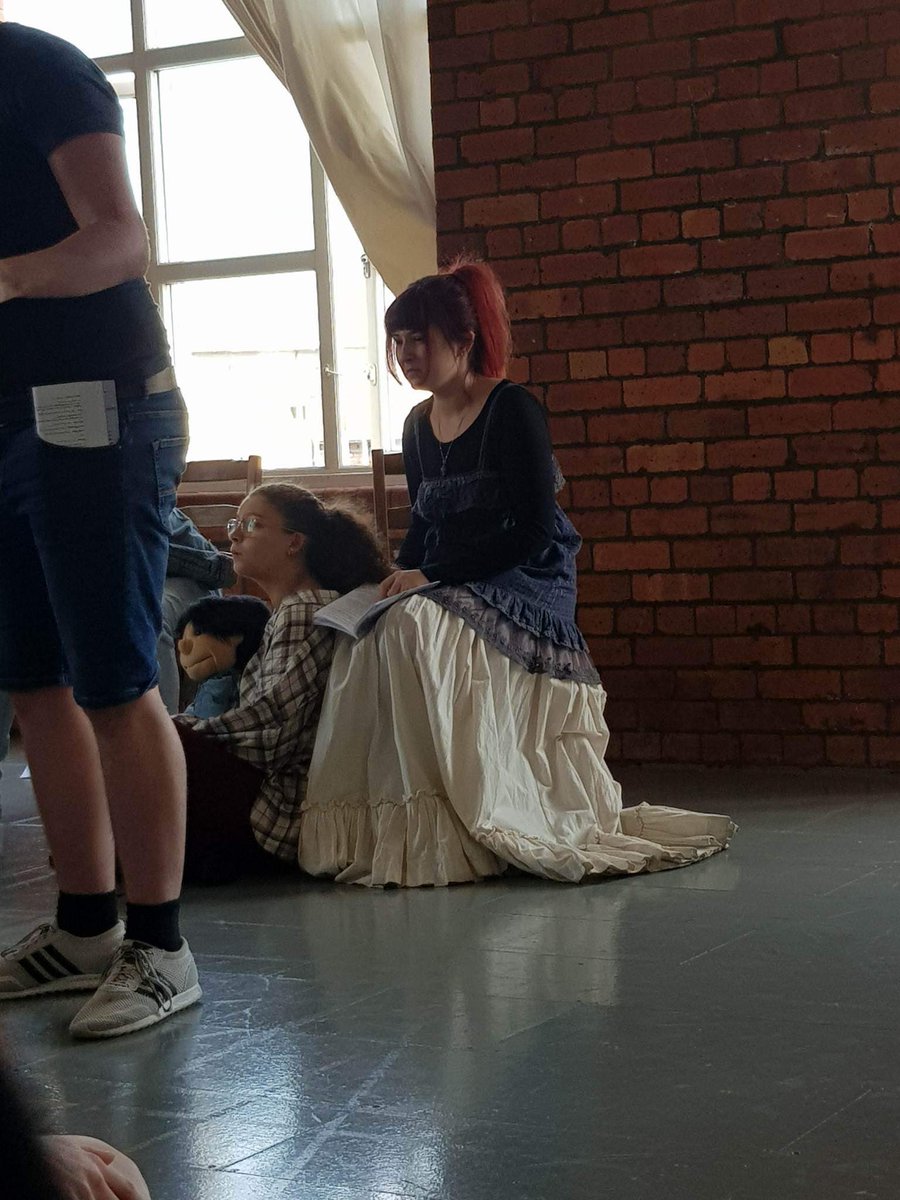 We’re into Week Two of rehearsals for our double bill of ‘After Life’ and ‘Six Characters Looking For An Author’. We’re super excited to show you our hard work.