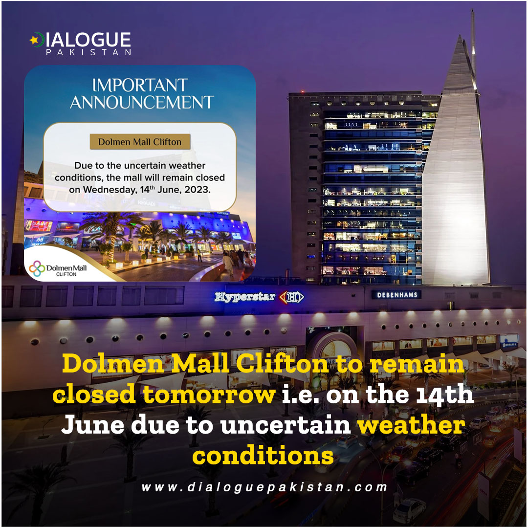 Dialogue Pakistan on Twitter "Dolmen Mall Clifton to remain closed
