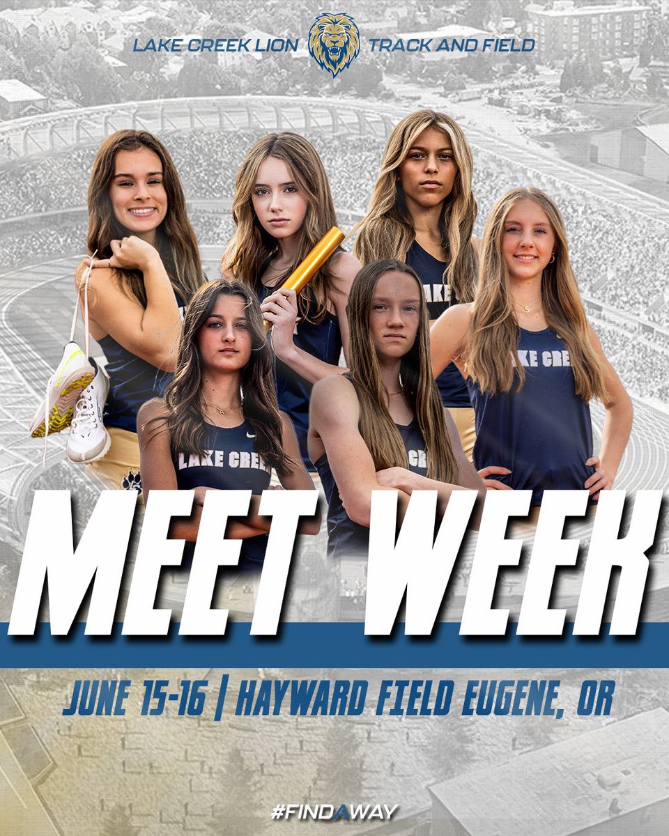 🌲Nike Outdoor Nationals 
🗓️ June 16-17
🏟️ Hayward Field 
📍 Eugene, Oregon 
#FindAWay🦁