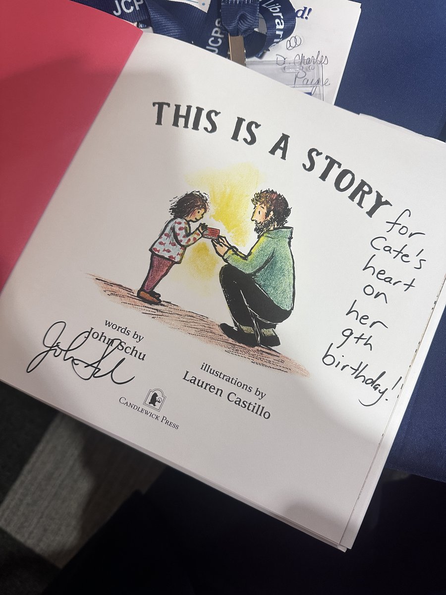 EAbanatha's tweet image. Thrilled to have had the incredible opportunity to hear @MrSchuReads speak live today! 📚✨ His passion for literacy and storytelling is truly contagious. Thank you for Cate&apos;s birthday book too! She&apos;s going to LOVE it!
#lsa2023magic #jcpslibraries @JCPS_LMS