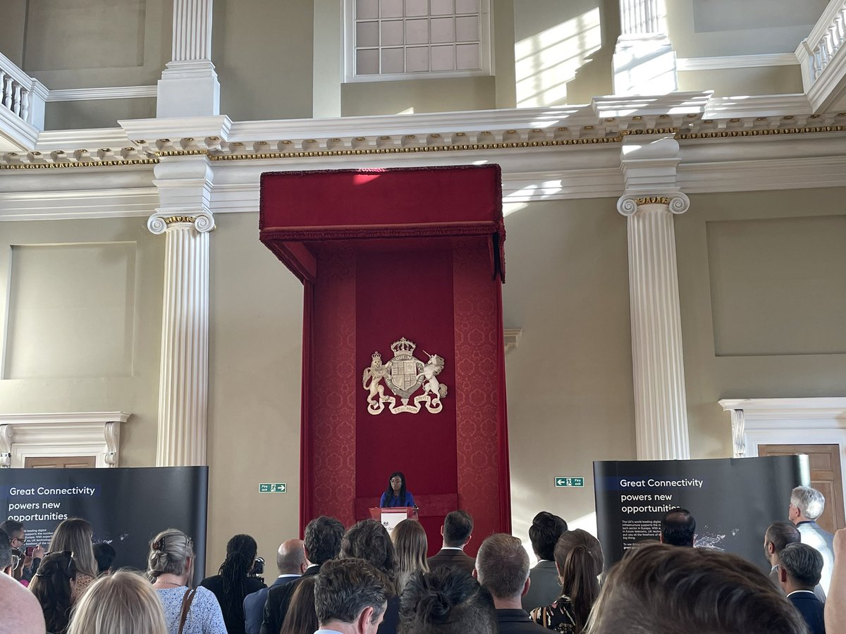 As chair of the LawtechUK Panel, delighted to be representing @lawtech_uk at the ministerial reception of #LondonTechWeek at the beautiful @banquetinghous1 Over 750 companies from over 40 countries (and most in this room!) #lawtech #legaltech #law